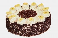 Banánovo - orechová torta 3